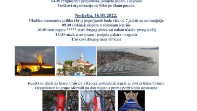 Photo of 21. Regata Sv. Stošije 15.01.2022.